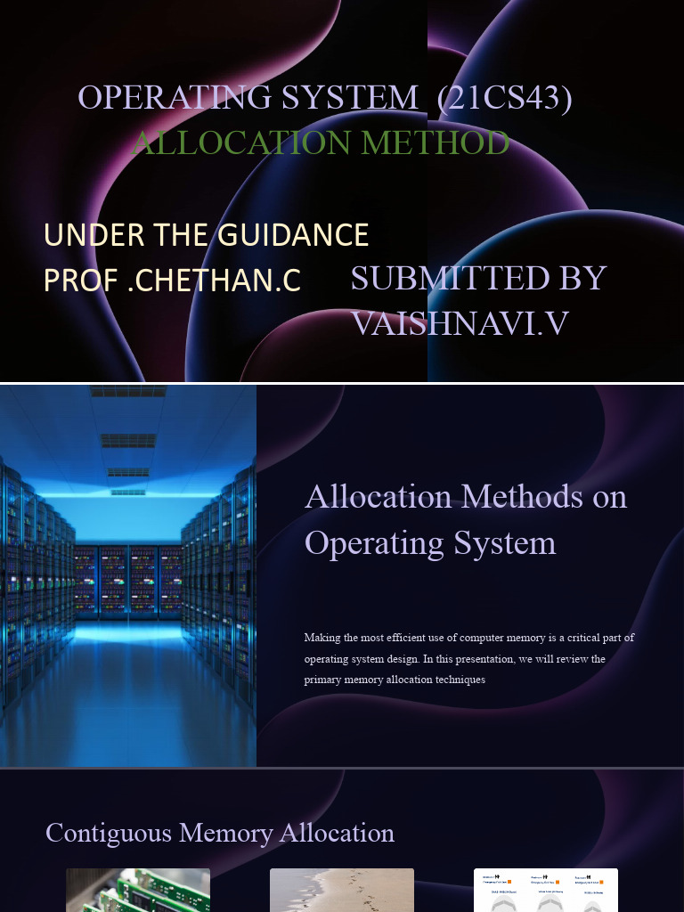 Allocation Methods On Operating System | PDF | Computer Data | Computer ...