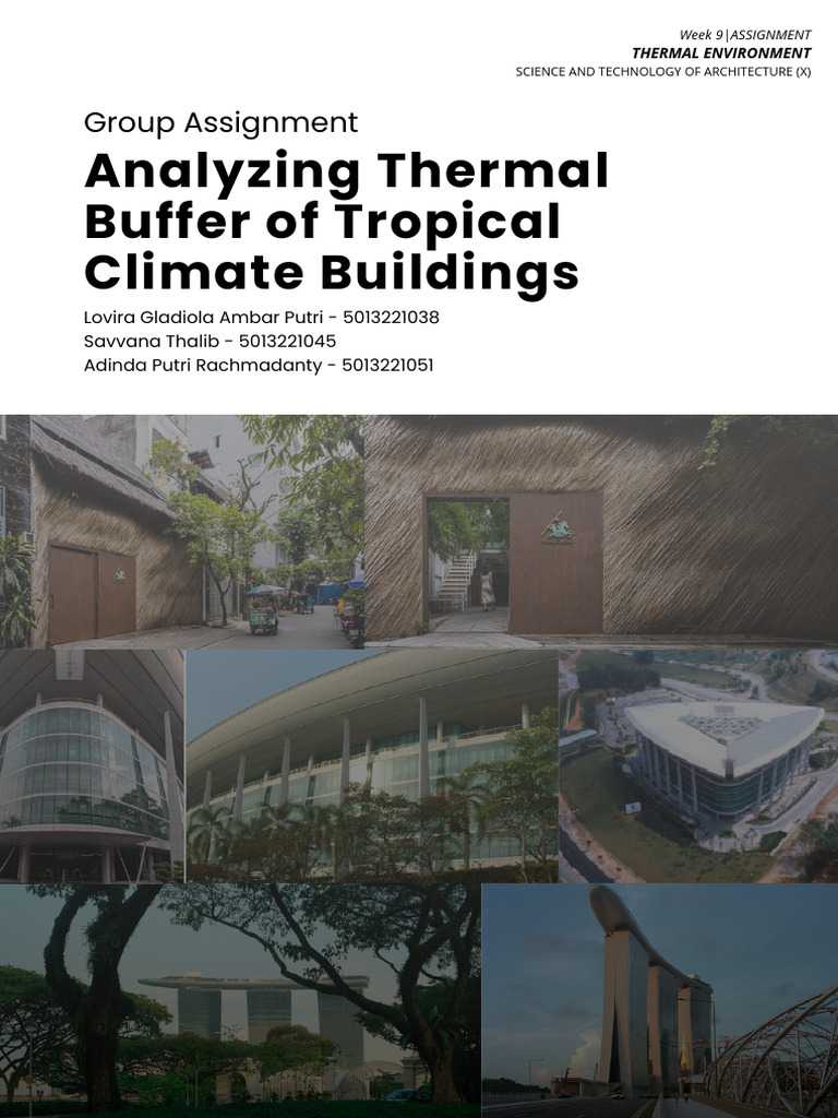 Thermal Buffer Analysis in Tropical Architecture | PDF | Building ...