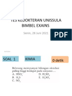 Tes 10 Kedokteran, Senin, 28 Juni 2021