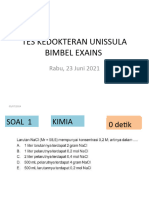 Tes 8 Kedokteran, Rabu, 23 Juni 2021