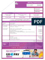 Billing Statement: Indi Rahmadani