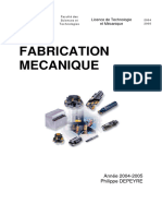 fabrication mecanique