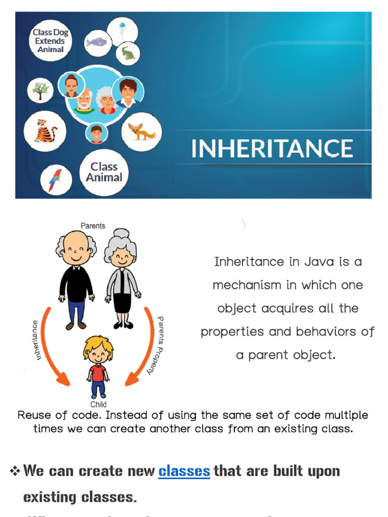 9.inheritance and Super Keyword | Download Free PDF | Inheritance ...