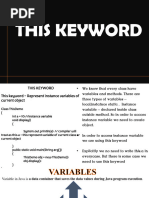 8.this Keyword, Constructors, Static Members, Encapsulation