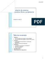 Tema 3. Instalación de sistemas operativos libres y propietarios