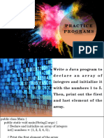 5.Practice on Basic Programs