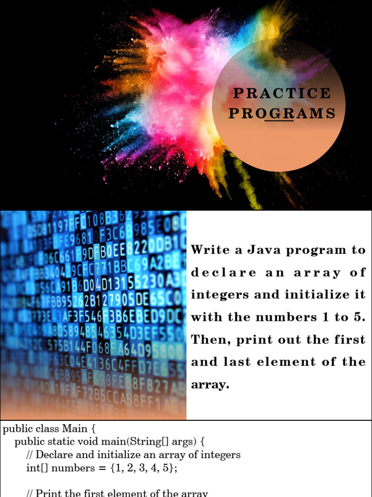 5.practice On Basic Programs | PDF | Computer Science | Computing