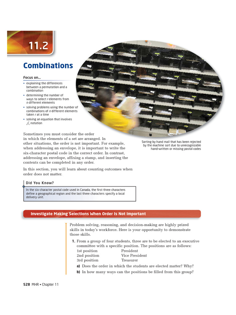 Understanding Combinations and Selections | PDF | Mathematics
