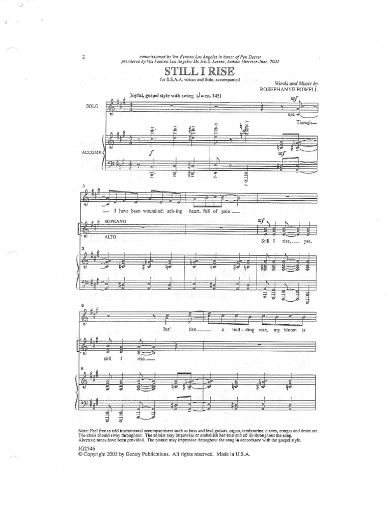 Still I Rise | PDF