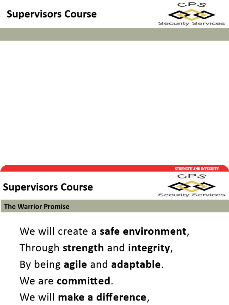 Supervisors Course: Leadership & Skills Training | PDF | Leadership ...