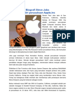 Biografi Steve Jobs Pendiri Perusahaan A