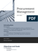 Procurement Management