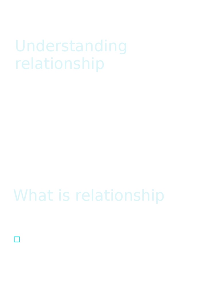Understanding Customer Relationships | PDF