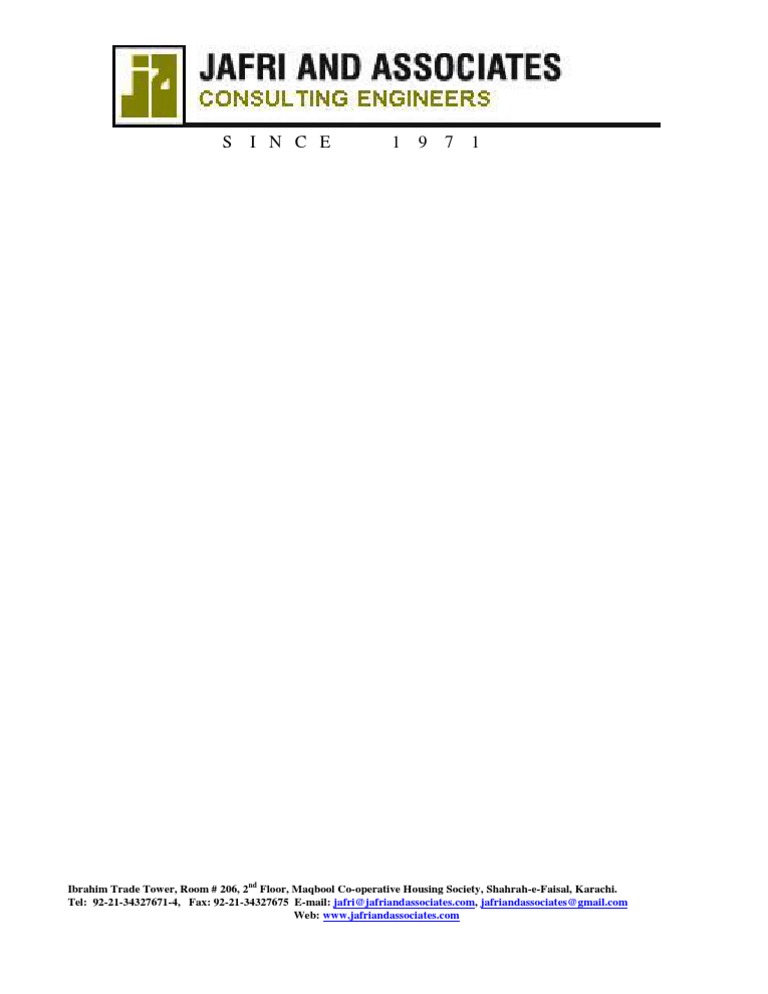 JA Letter from Jafri Associates | PDF