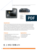 10.4"resistive Touch, Baytrial Platform, Windows 7/8.1/10, Vehicle Mount Computer