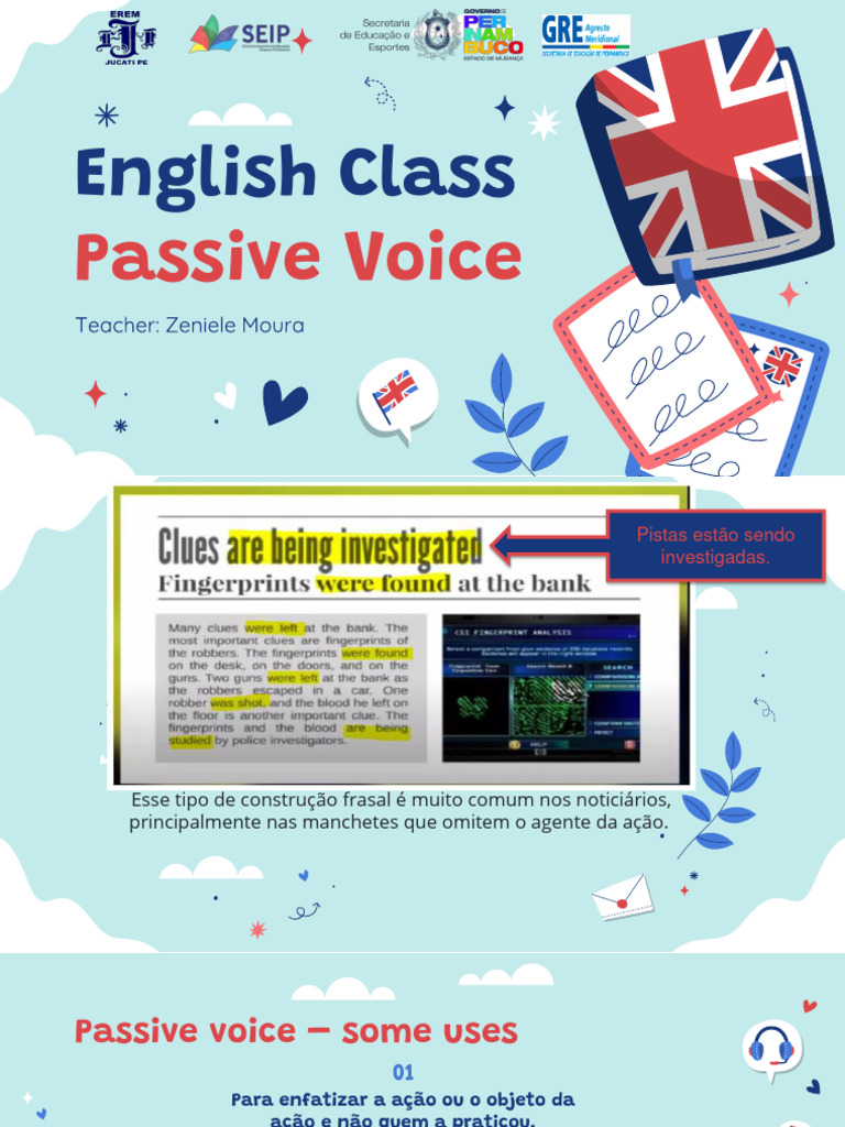 Estrutura e Uso da Passive Voice | PDF | Linguística | Gramática