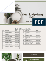 Dược cổ truyền nhóm 2 - Viêm khớp dạng thấp