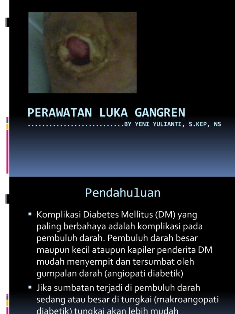 Perawatan luka gangren