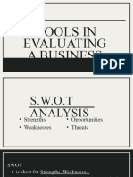 Tools in Evaluating Business