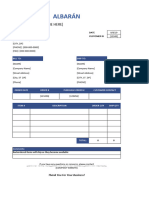 Albaran Formato Excel