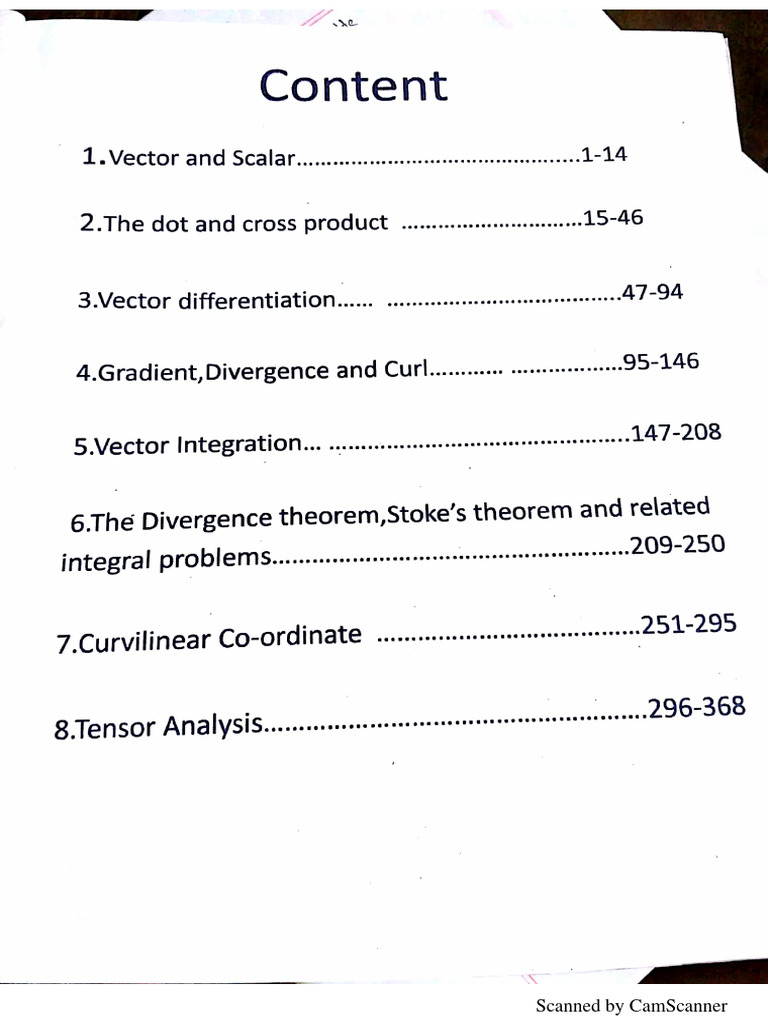 Schaum's Vector Analysis Solutions | PDF