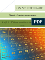 UAA9 - L'atome, constituant élémentaire de la matière 2018-2019