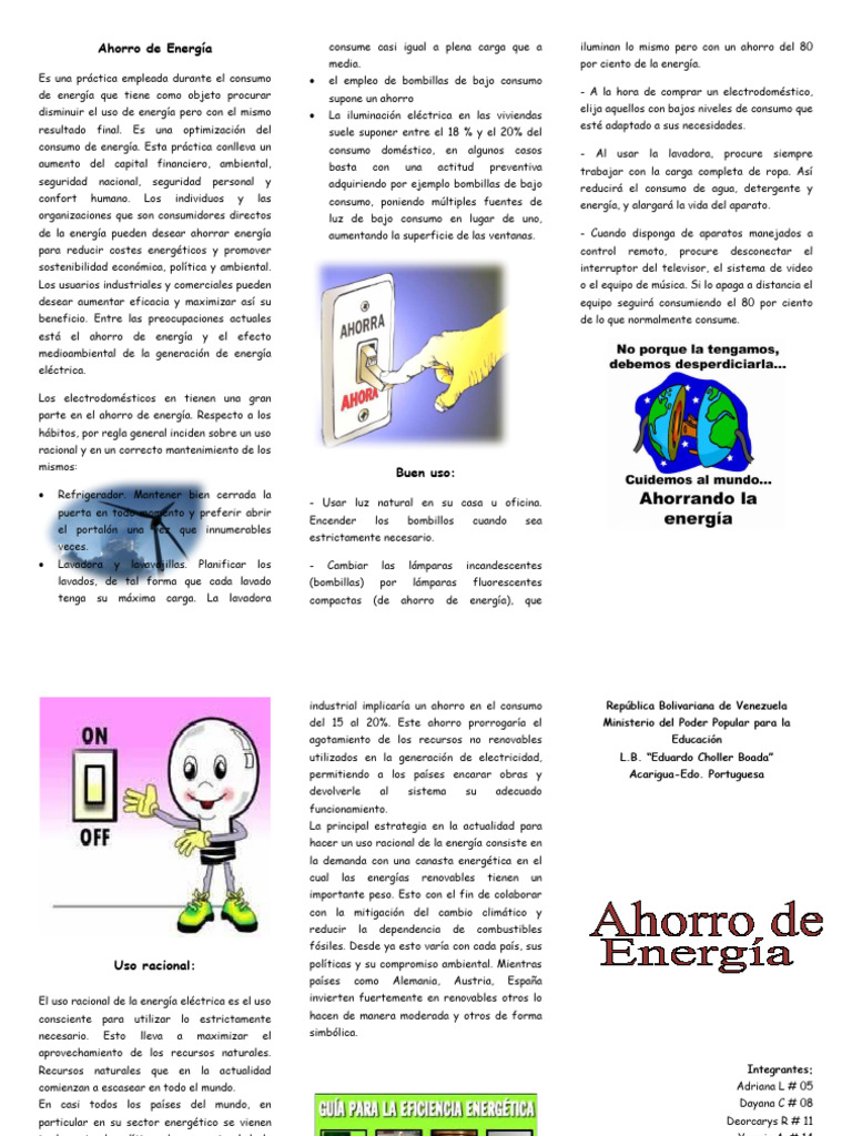 Ahorro de Energia | PDF | Uso eficiente de energía | Consumo (economía)