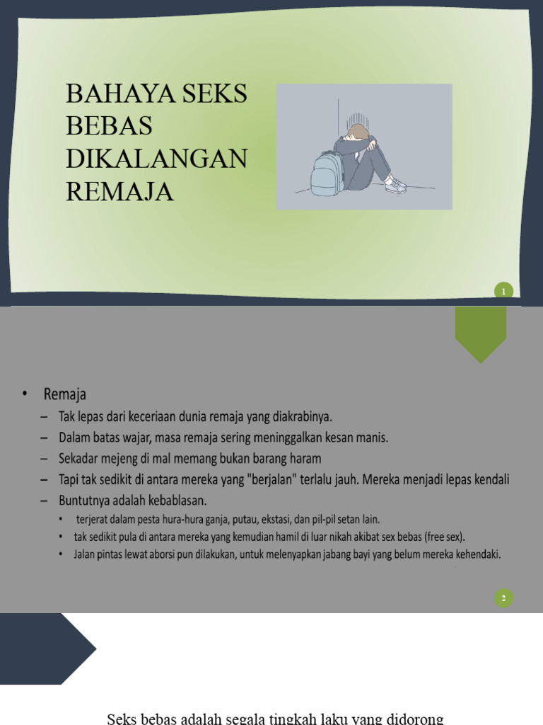 Bahaya Seks Bebas Di Kalangan Remaja Pdf