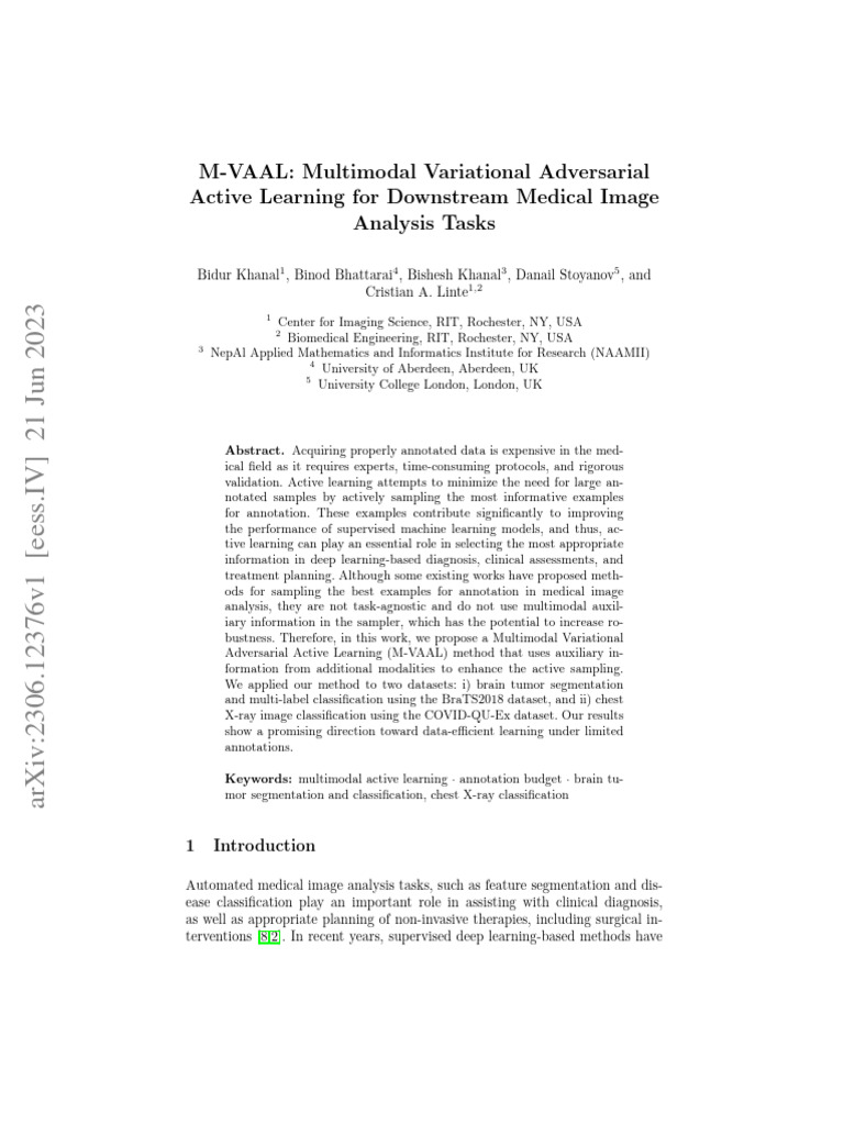 M vaal multimodal variational adversarial active learning for