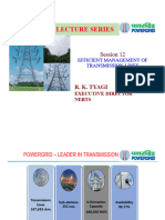 Efficient Management of Transmission Lines - SESSION-12