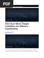 EQ Cheat Sheet