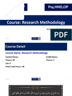 Research Methodology. Lecture 7