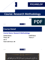 Research Methodology. Lecture 11
