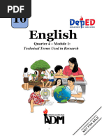 English 10 Quarter 4 Module 1