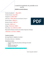 Etude des prix du matériel ferme vollaille Ouest Congo