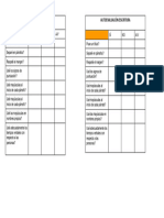 AUTOEVALUACIÓN ESCRITURA