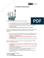 CCNA3 Chap6 Practice Test Answers