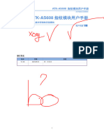 (Xong) AS608 Fingerprint Sensor User Manual (Xong)