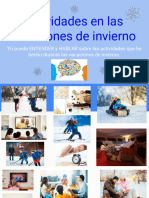 Actividades en Las Vacaciones de Invierno