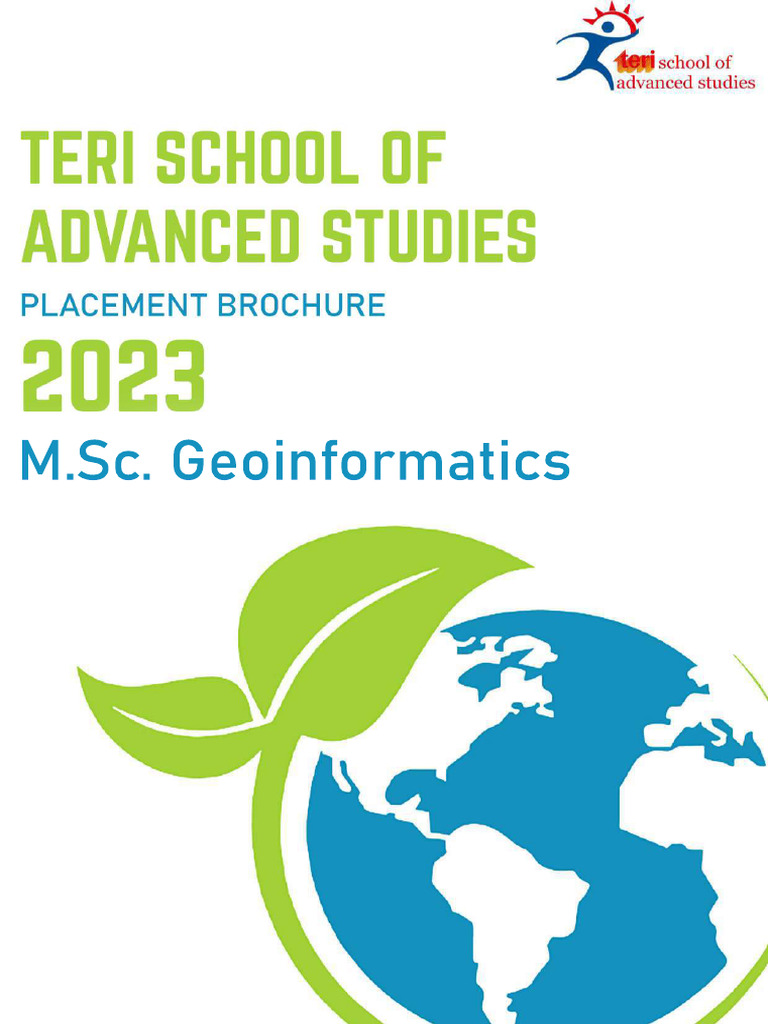 MSc(Geoinformatics)Brochure | PDF
