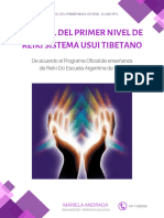 Clase 2 - Manual Del Primer Nivel de Reiki Sistema Usui Tibetano de Acuerdo Al Programa Oficial de Enseñanza de Reiki-Do Escuela Argentina de Reiki