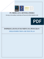 SOP-CONS-PJSE-017 Cover Field Inspection and Test Plan