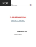 CONSEJO COMUNAL FORMATO MODELO EJEMPLO CARTA AVAL