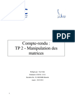 Compte Rendu Du TP2