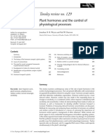 New Phytologist - 2002 - Weyers - Plant hormones and the control of physiological processes