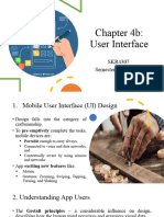 Chapter 4b - User Interface (UI)