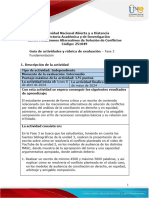 Guía de Actividades y Rúbrica de Evaluación - Unidad 3 - Fase 3 - Fundamentación