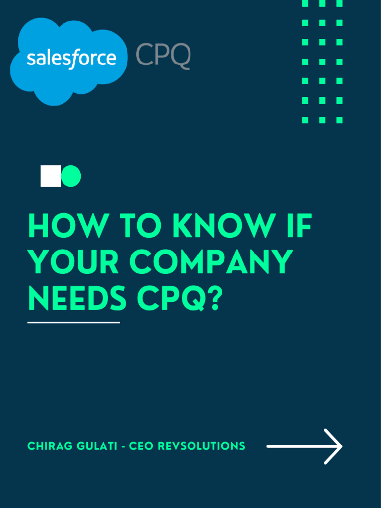 Signs Your Company Needs CPQ Solutions | PDF | Business