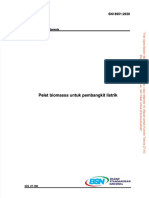 SNI 8951-2020 Pelet Biomassa Untuk Pembangkit Listrik