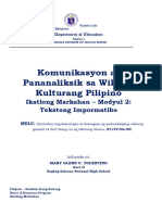 Q3 Week 3 Tekstong Impormatibo Pagbasa